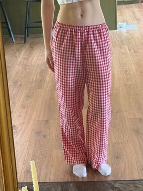 Red Gingham Lounge Pants
